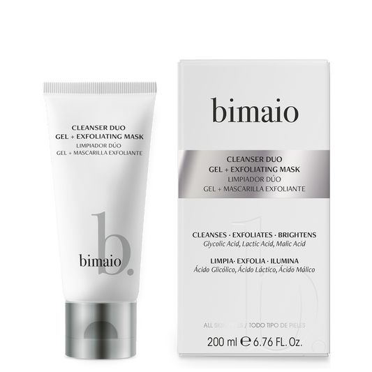 Limpiador DÚO | gel limpiador + mascarilla exfoliante | 200ml